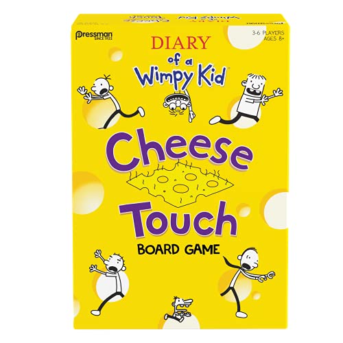 Diary of a Wimpy Kid Cheese Touch Game - Race to The Finish While Learning About Your Friends by Pressman