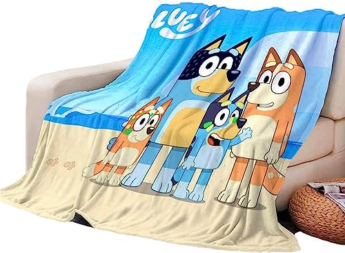 Kids Toddlers 50 * 40in - Cozy Kids Flannel Blanket with Cartoon Design - Ultra Soft Warm and Durable - Throw Blanket Ultra Soft Warm Cozy Flannel Cartoon Blanket for Bed Couch Living Room…