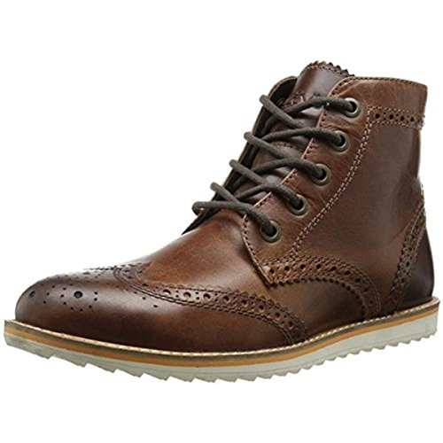 Crevo mens Boardwalk Fashion Boot, Chestnut Leather, 10 US