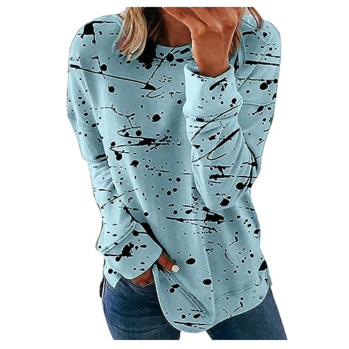 Yihaojia Fall Clothes for Women 2023,Long Sleeve Shirts Oversized T Shirts Plus Size Crewneck Sweatshirts Amazon Outlet Canada Clearance Overstock Amazon Outlet Canada Deals Clearance