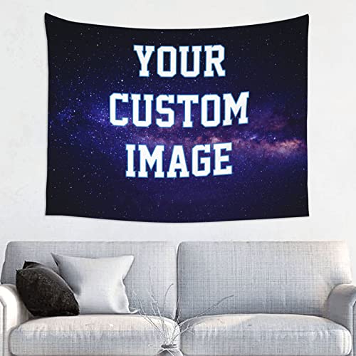 Custom Tapestry Aesthetic Customized Personalized Funny Wall Hanging Art Tapestries Upload Images Custom Backdrops, Banners and Signs, Posters, Flags for Bedroom Living Room (40x30 inches Horizontal)