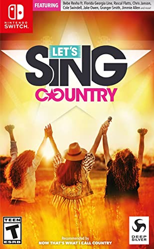 Let’s Sing Country- Nintendo Switch