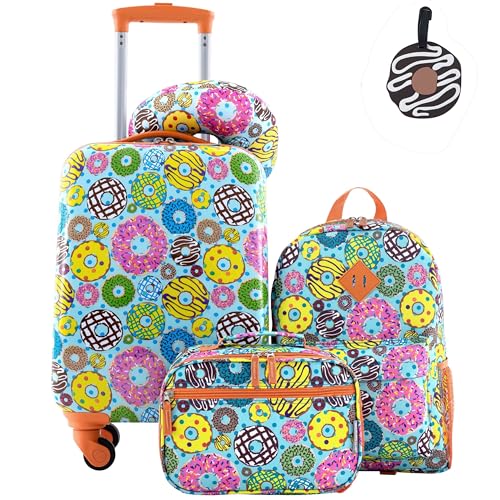 Travelers Club 5 Piece Kids' Luggage Set, Donut