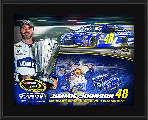 Jimmie Johnson 10.5' x 13' 2016 Sprint Cup Champion Sublimated Plaque - NASCAR Driver Plaques and Collages