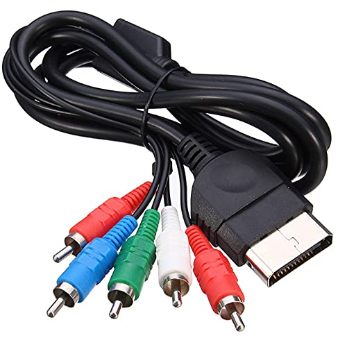 Jedihra 6FT AV Component Cable for Classic Original Xbox RCA Audio Video HD Cord (1 Pack)
