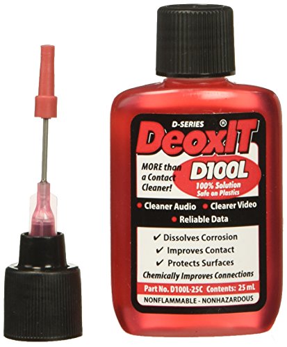 DeoxIT D100L-25C Precision Needle Applicator, More Than A Contact Cleaner, 25 mL, Pack of 1