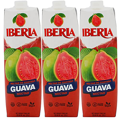 Iberia Guava Nectar 33.8 Ounce (Pack Of 3)