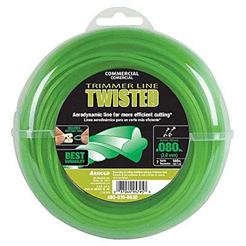Arnold Trimline .080-Inch x 140-Foot Commercial Twisted Trimmer Line, Green