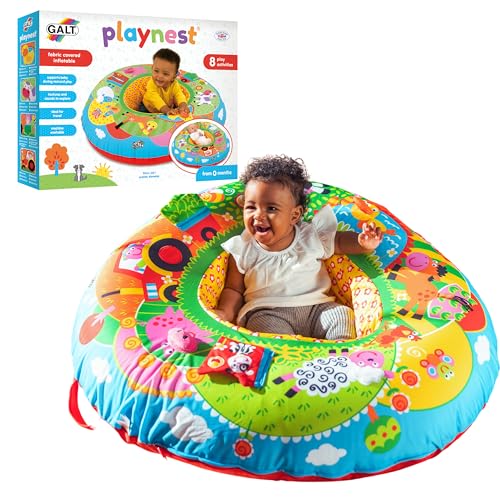 Galt Toys, Playnest - Farm, Baby Activity Center & Floor Seat, Ages 0 Months Plus