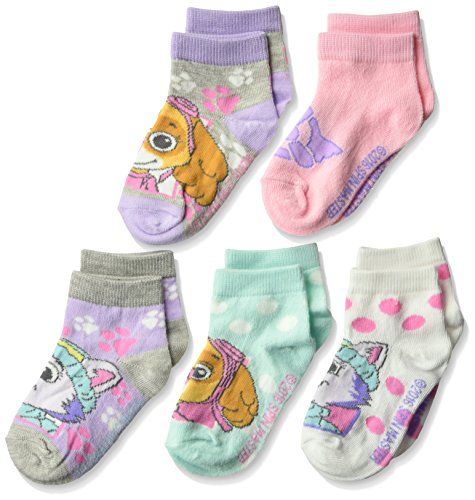 Nickelodeon Girls Paw Patrol 5 Pack Shorty Socks