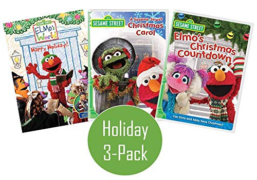 Ultimate Sesame Street Holiday 3-Pack DVD Collection: Elmo's World: Happy Holidays! / A Sesame Street Christmas Carol / Elmo's Christmas Carol