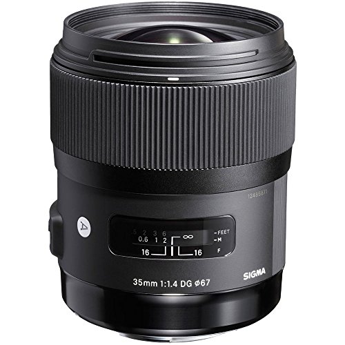 Sigma 35mm F1.4 ART DG HSM Lens for Nikon (Renewed)