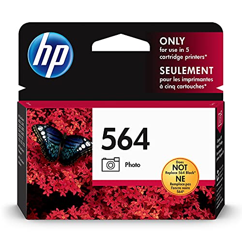 HP 564 Photo Ink Cartridge | Works with HP PhotoSmart B8550, C6300, D5400, D7560, 7500, Premium, eStation Series | CB317WN