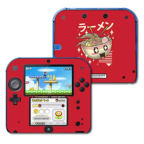 MightySkins Skin Compatible with Nintendo 2DS - Ramen Kawaii | Protective, Durable, and Unique Vinyl Decal wrap Cover | Easy to Apply, Remove, and Change Styles | Made in The USA