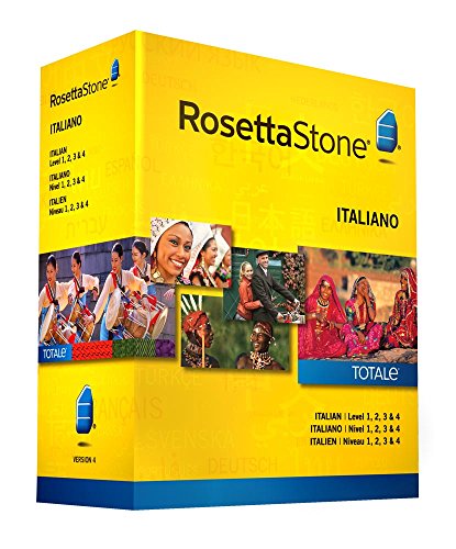 Rosetta Stone Version 4 Learn Italian Levels 1-4
