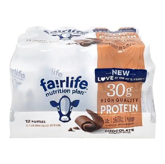Fairlife Nutrition Plan High Protein Chocolate 30g Shake, Gelatin Free, 11.5fl.oz, 12 Pack