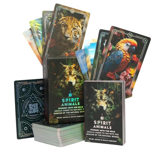 About my Brain Spirit Animals: Deluxe 96-Card Oracle Deck and Guidebook | Oracle Cards That Tap Into The Wisdom of The Natural World.