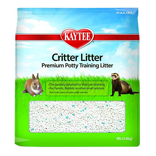 Kaytee Premium Potty Training Critter Litter for Pet Ferrets, Rabbits & Other Small Animals, 8 lb