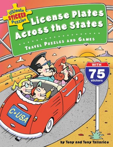 Ultimate Sticker Puzzles: License Plates Across the States: Travel Puzzles and Games