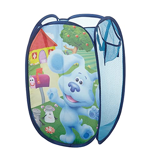 Idea Nuova Nickelodeon Blues Clues Pop Up Hamper with Durable Carry Handles, 21' H x 13.5' W X 13.5' L