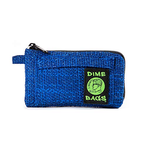 DIME BAGS Padded Pouch with Soft Padded Interior | Protective Pouch for Glass with Removable Poly Bag (7 Inch, Midnight)