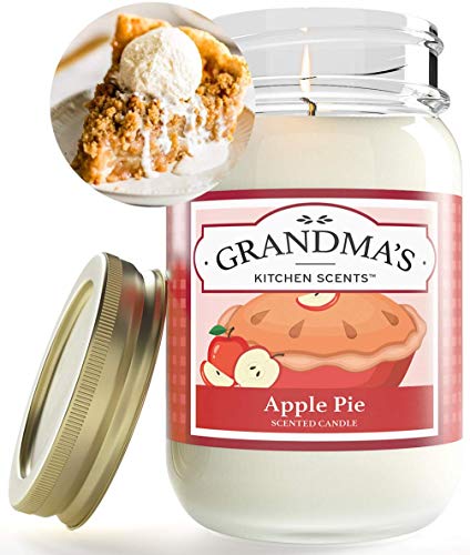 Stillwater Bath and Body Apple Pie Scented Candle for Home | Non Toxic Long Lasting Soy Candles | Delicious Scent | One Pint Mason Jar | Hand Made in The USA