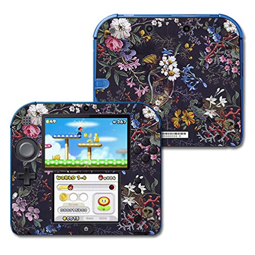 MightySkins Skin Compatible with Nintendo 2DS - Midnight Blossom | Protective, Durable, and Unique Vinyl Decal wrap Cover | Easy to Apply, Remove, and Change Styles | Made in The USA