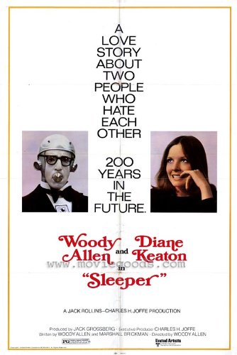 Sleeper Poster Movie B 27x40 Woody Allen Diane Keaton John Beck