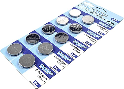 HQRP 3V Lithium Batteries (10-Pack) Compatible with PetSafe RFA-35 RFA-35-11 PDT20-10644 PDT20-10645 CR2032 CR2O32 Receiver Collar