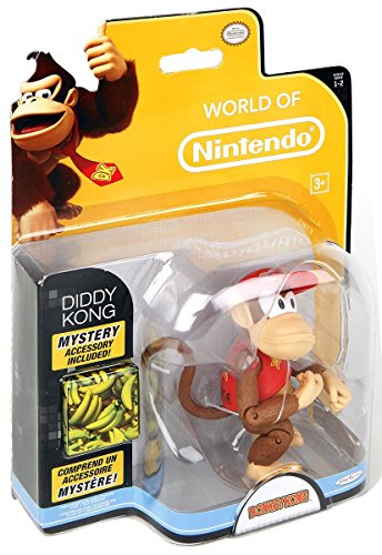 World of Nintendo 4' Diddy Kong with Banana Accessory