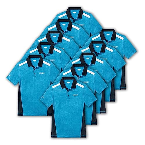 LULY YANG DSP Men's High Heat Polo - Short Sleeve, L (Pack of 10)