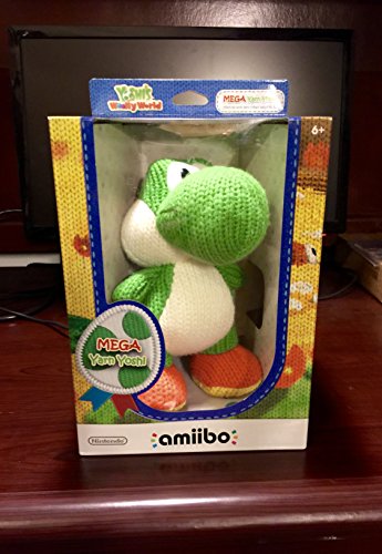 Mega Yarn Yoshi Amiibo - American Version