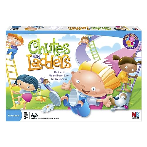 Hasbro Gaming Chutes and Ladders Board Game for 2 to 4 Players Kids Ages 3 and Up (Amazon Exclusive)