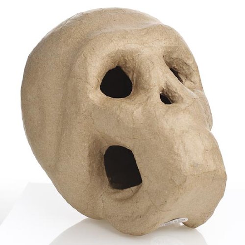 Factory Direct Craft Paper Mache Skull - Life Size - Halloween, Day of The Dead or Gothic DIY Projects