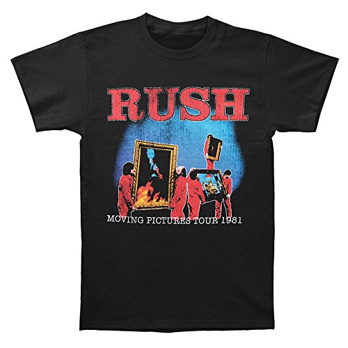 Cyberteez Rush Moving Pictures 1981 Tour T-Shirt (L) Black
