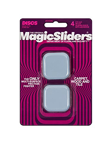 MAGIC SLIDERS L P 4045 1-3/4' Magic Slider, Blue, 4 Piece (Pack of 1)