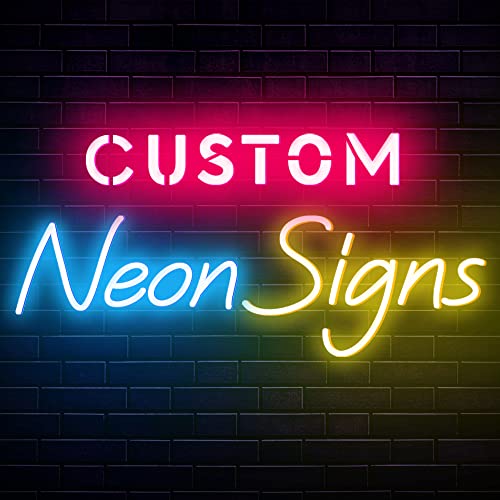 CiCiYours Custom Neon Signs for Wall Decor Large Customizable LED Neon Light Signs for Bedroom Wedding Personalized Light up Sign Pink Name Sign Family Boy Girl Christmas Decoration Gift