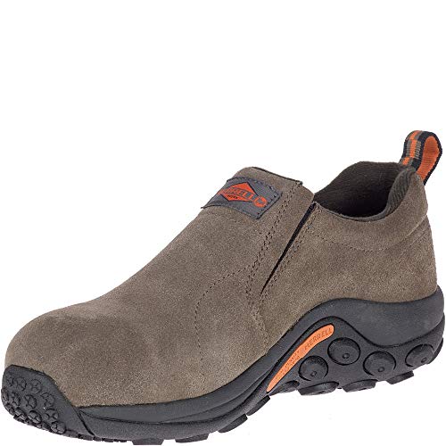 Merrell Men's Jungle Moc Alloy Toe Construction Shoe, Gunsmoke, 11