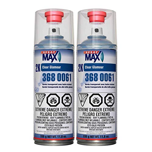 Spray max USC 2k High Gloss Clearcoat Aerosol (2 PACK)