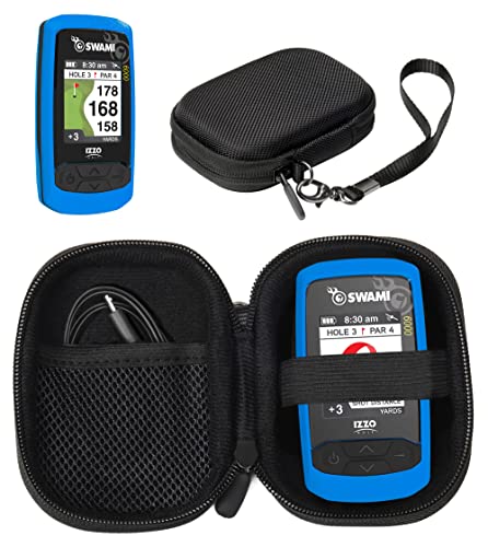 CaseSack Golf GPS Case for Swami Kiss Golf GPS Rangefinder, Izzo Swami 6000, Swami 4000, 4000+, 5000 Golf GPS Rangefinder; Garmin Approach G30, G6, G7.