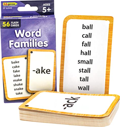 Teacher Created Resources Word Families Flash Cards (EP62043)