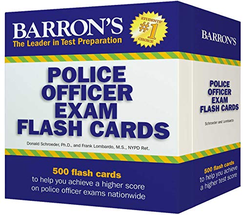 Police Officer Exam Flash Cards (Barron's Test Prep)