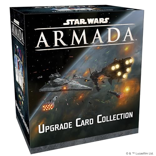 Star Wars: Armada UPGRADE CARD COLLECTION - 290 Essential Upgrades in Standard-Sized Format, Tabletop Miniatures Strategy Game, Ages 14+, 2 Players, 2 Hour Playtime, Made by Atomic Mass Games