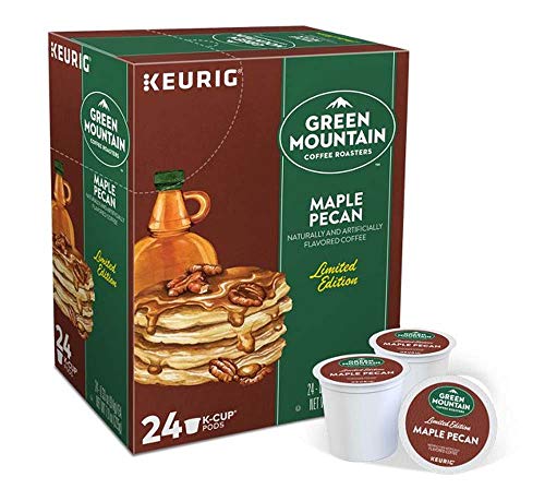 Green Mountain Keurig Coffee 6 / 22 / 24 / 72 Count Pods Capsules PACKS K-Cups SEALED BOX (24 Pods Maple Pecan (Limited Release))