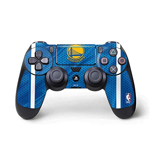Skinit Decal Gaming Skin for PS4 Pro/Slim Controller - Officially Licensed NBA Golden State Warriors Jersey Design