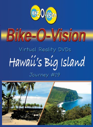 Bike-O-Vision - Virtual Cycling Adventure - Hawaii's Big Island - Perfect for Indoor Cycling and Treadmill Workouts - Cardio Fitness Scenery Video (Fullscreen DVD #19)