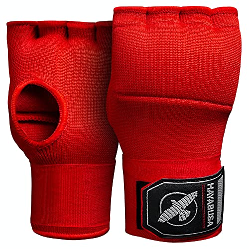 Hayabusa Quick Gel Boxing Hand Wrap Gloves - Red, Large