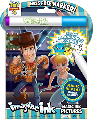 Disney Toy Story 4 20-Page Imagine Ink Magic Ink Pictures, 44558 Bendon