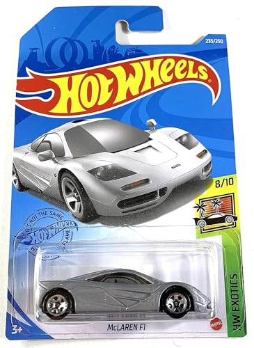 Hot Wheels 2021, McLaren F1 Silver, HW Exotics 8/10, 235/250