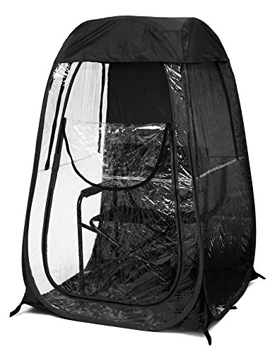Under the Weather Personal Pop-Up Sports Tent (Black)